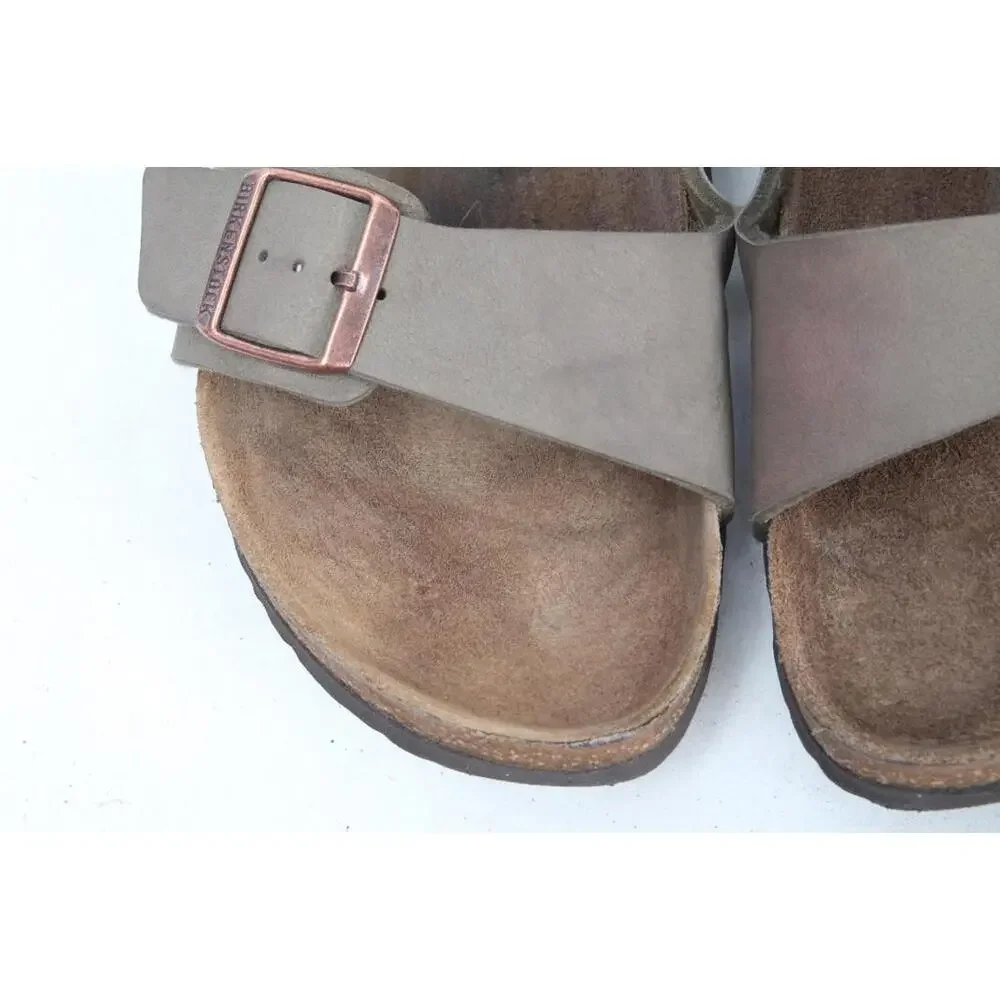 Birkenstock Arizona Birkibuc Mens Shoes Sandals Slip On Sz 43 / 10 Narrow